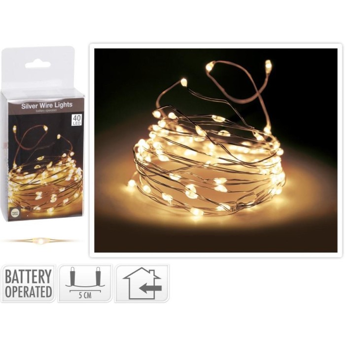 CAVO ARG 40LED BIANCO CALDO BA